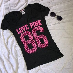 PINK V-Neck Tee